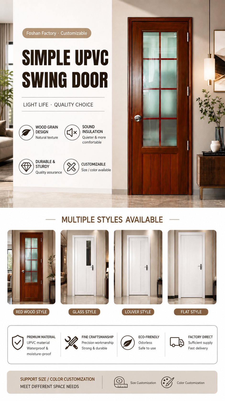 upvc profile for pvc doors 01
