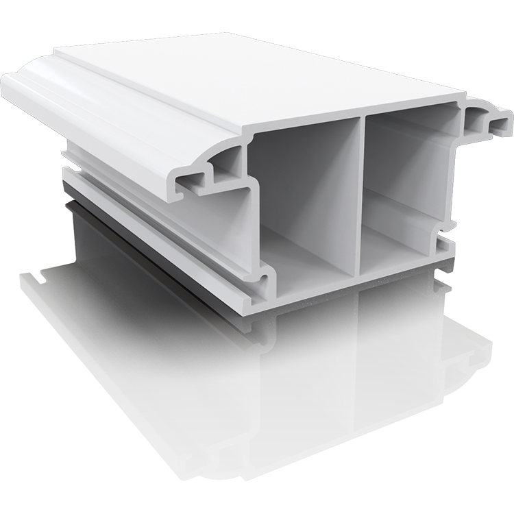 40 series upvc Luxury door leaf profiles PM40-02 - Foshan Zhongying New ...