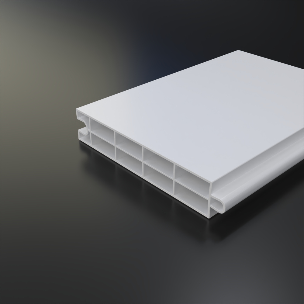 PM40-04AI 62 Series Round Corner Upvc 10cm Door panel profile PM40-04AI